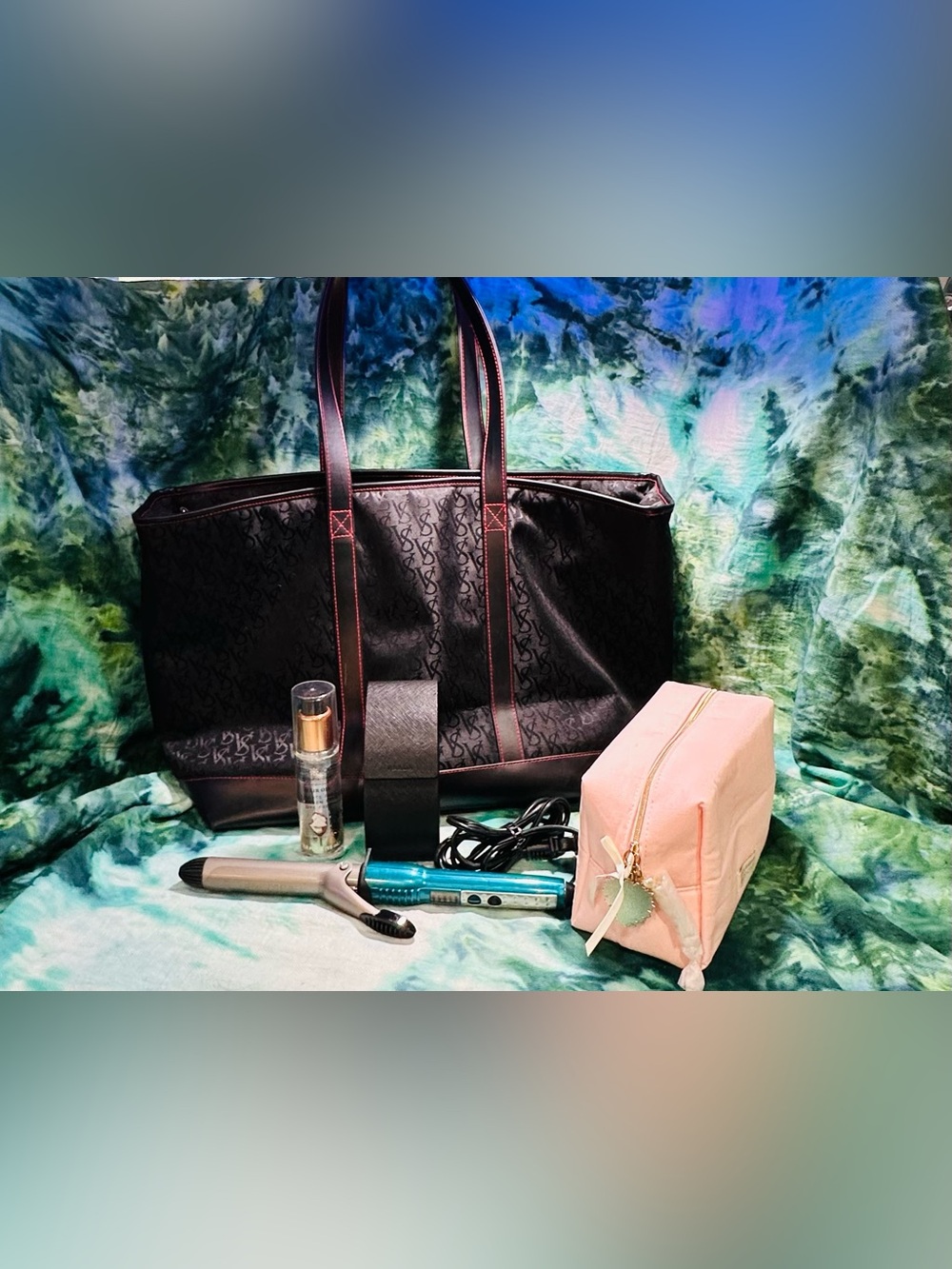 Victoria's Secret Black Weekend Tote with Prada eyeglass case & more!